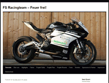 Tablet Screenshot of fsracingteam.de